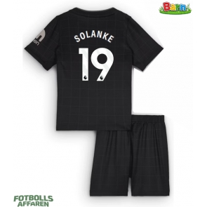 Tottenham Hotspur Dominic Solanke #19 Bortaställ Barn 2025-26 Kortärmad (+ Korta byxor)